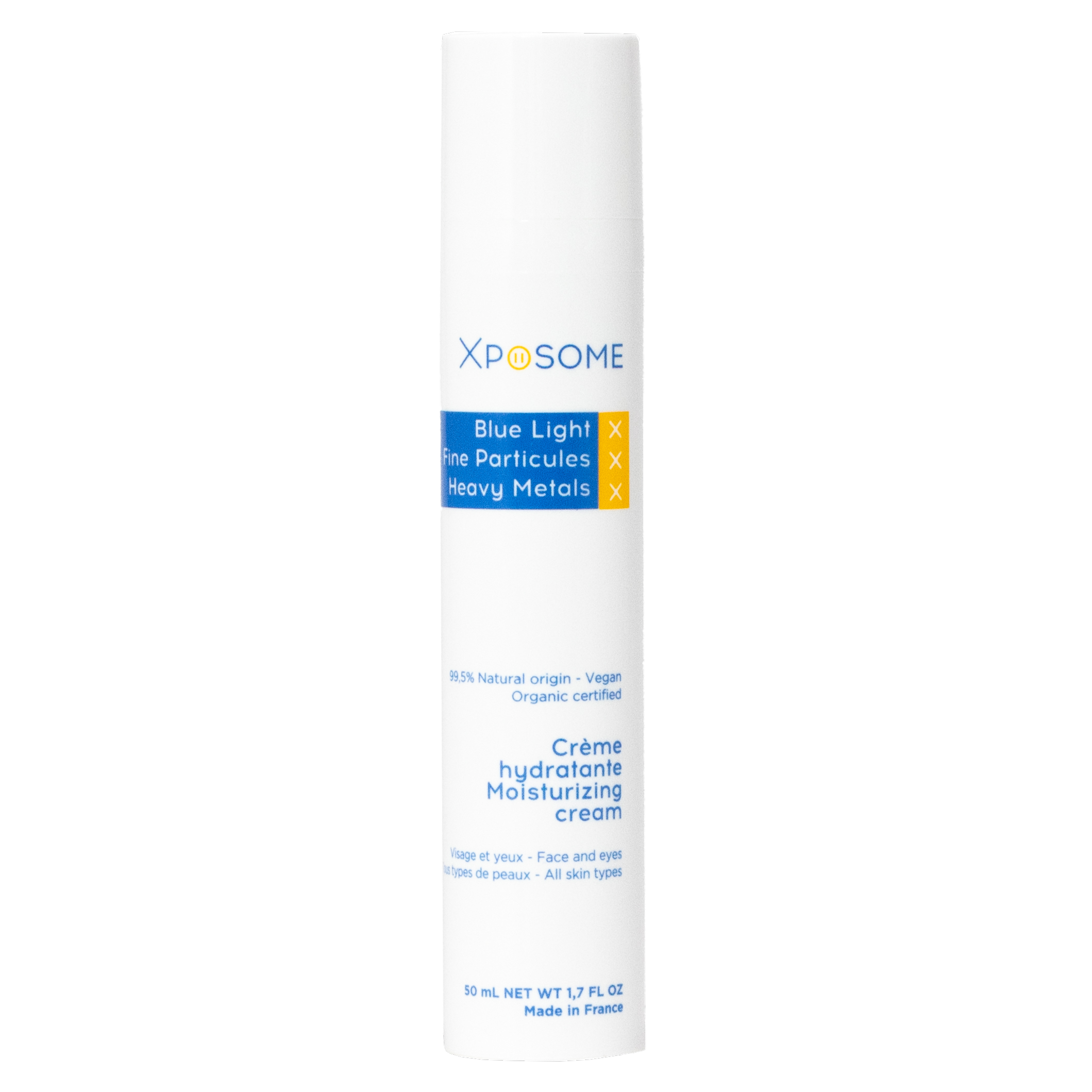 Drėkinantis veido kremas – apsauga nuo taršos, streso ir mėlynosios šviesos, 50 ml